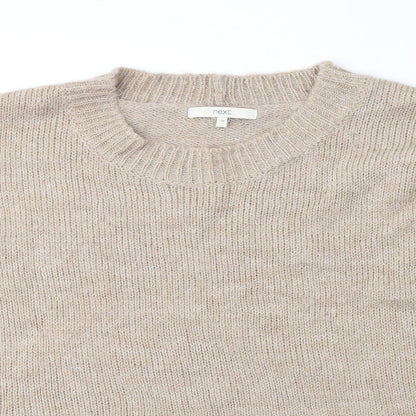 Womens UK Size 10 NEXT Beige Pullover Jumper