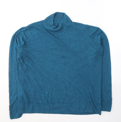 Womens UK Size 18 Marks and Spencer Blue Pullover Jumper