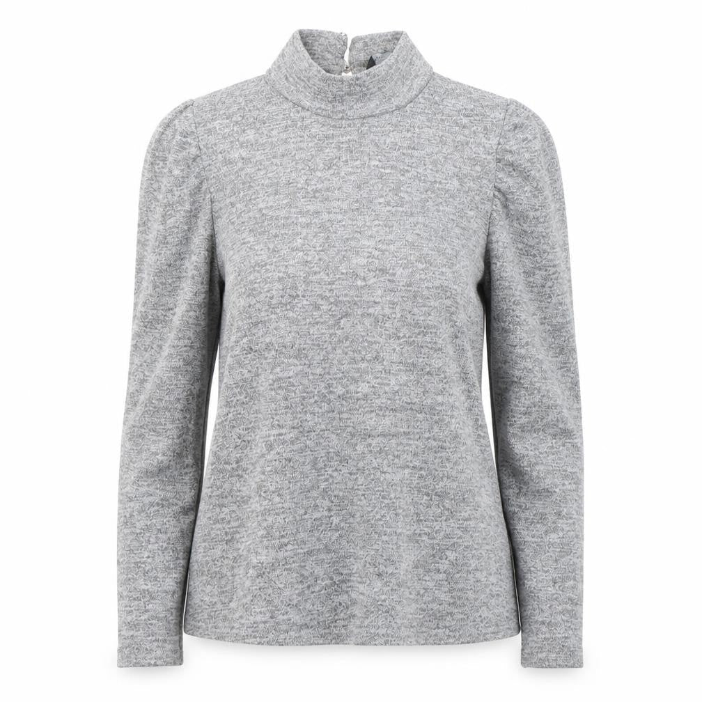 Womens UK Size 10 M&Co Grey Jersey T-Shirt