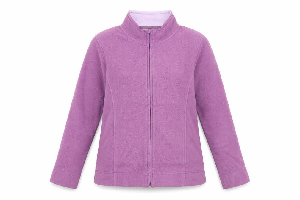Womens UK Size M EWM Purple Full Zip Sweatshirt