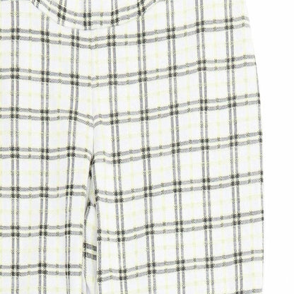 Womens UK Size 8 ASOS Regular Fit Cropped Multicoloured Trousers