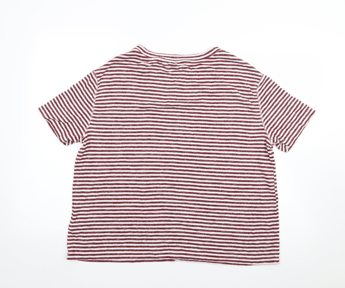 Womens UK Size L Marks and Spencer Red Pullover Jumper
