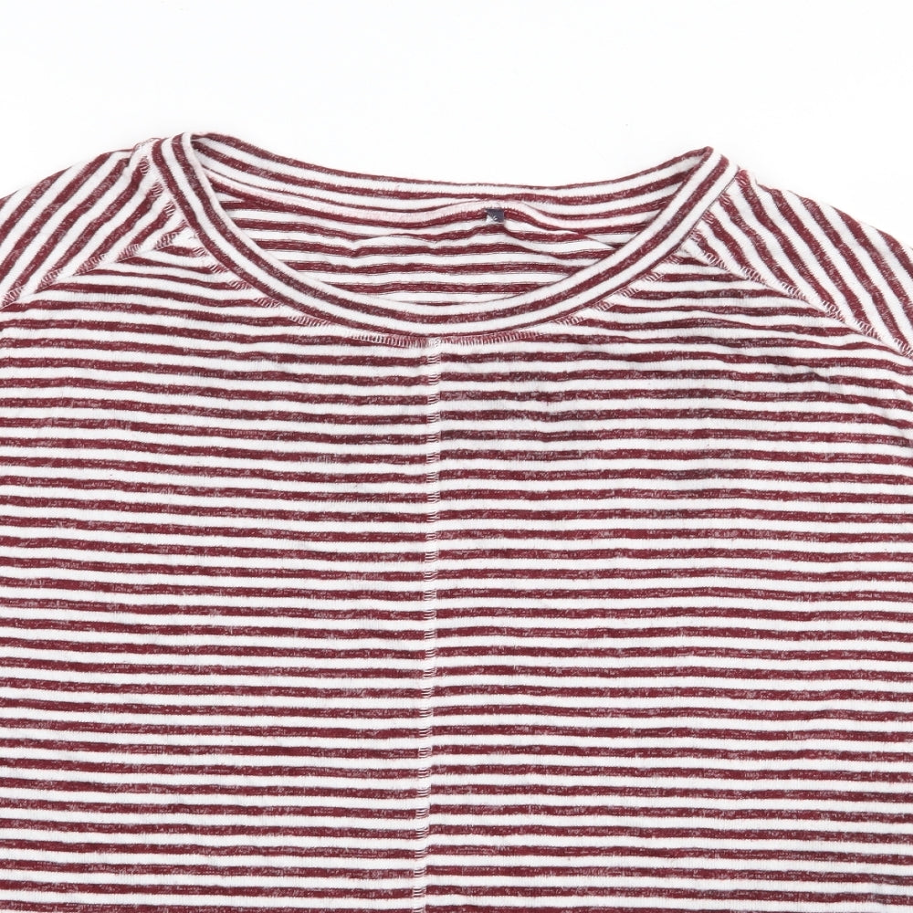 Womens UK Size L Marks and Spencer Red Pullover Jumper