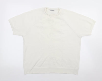 Womens UK Size 14 Berkertex Ivory Pullover Jumper