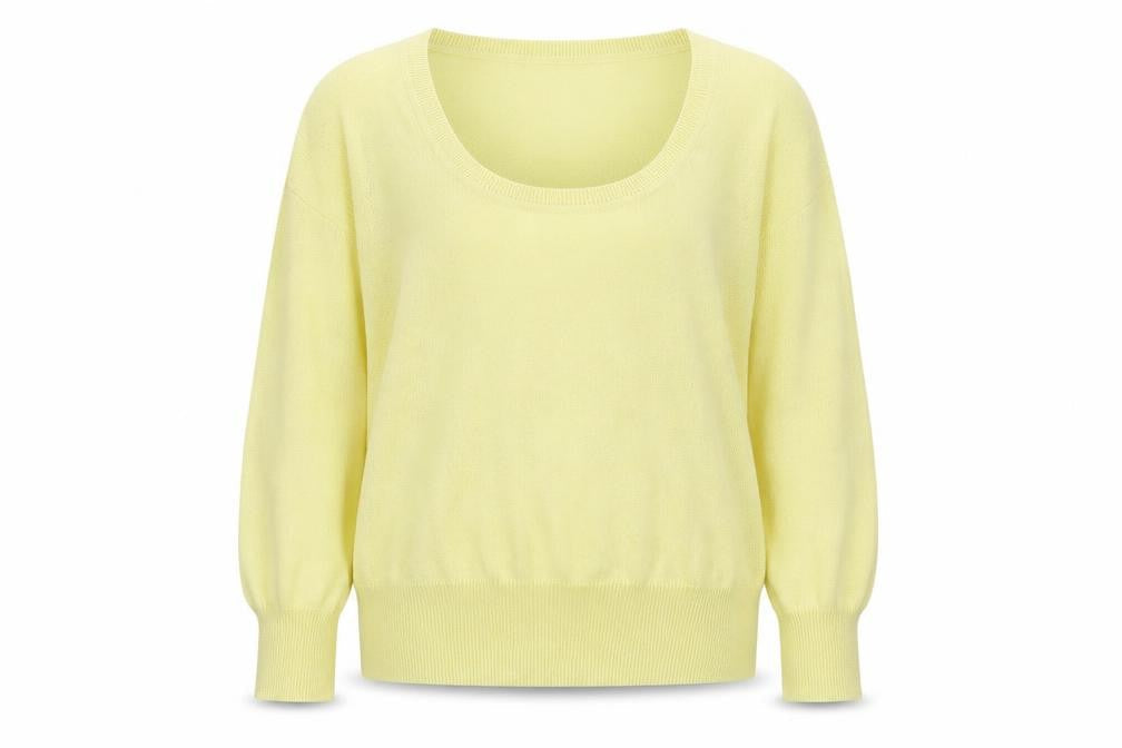 Womens UK Size 12 South Yellow Pullover Jumper