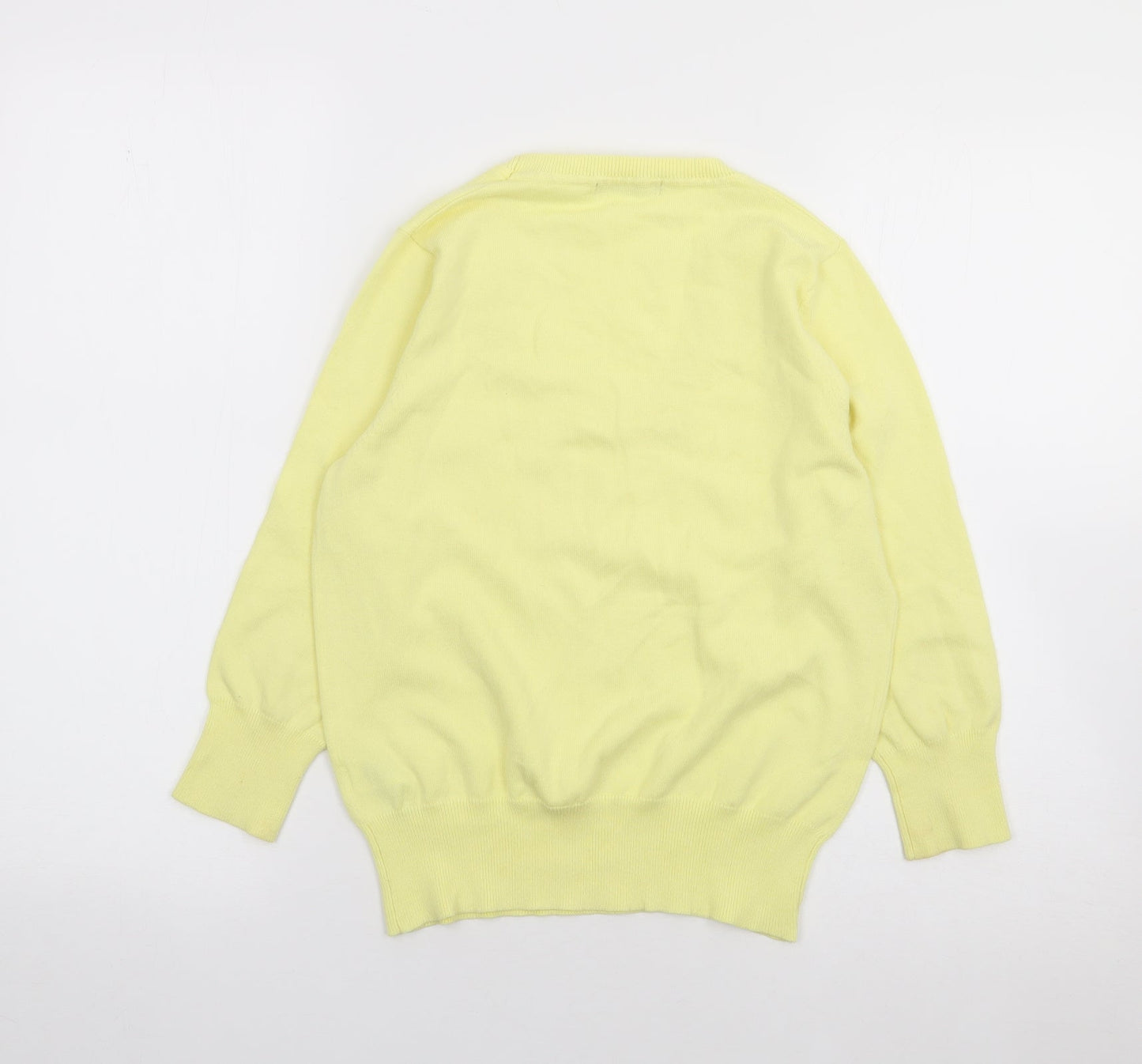 Womens UK Size 12 South Yellow Pullover Jumper