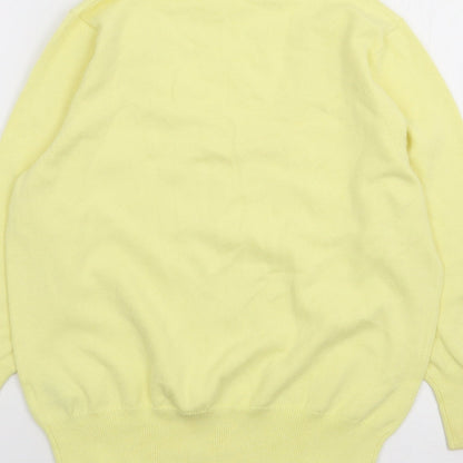 Womens UK Size 12 South Yellow Pullover Jumper