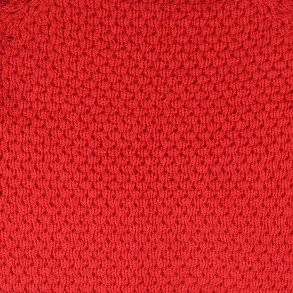 Primark Womens Red Scoop Neck  Acrylic Pullover Jumper Size 12