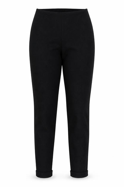Womens UK Size 8 Missguided Regular Fit  Black Trousers