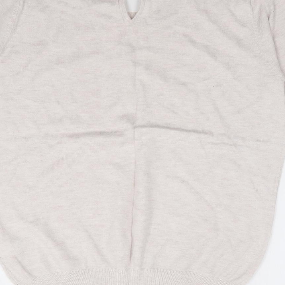 Womens UK Size 12 NEXT Beige Pullover Jumper