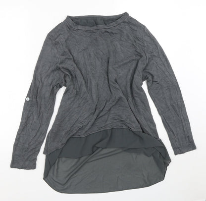 Womens UK Size S Preworn Grey Cardigan Jumper