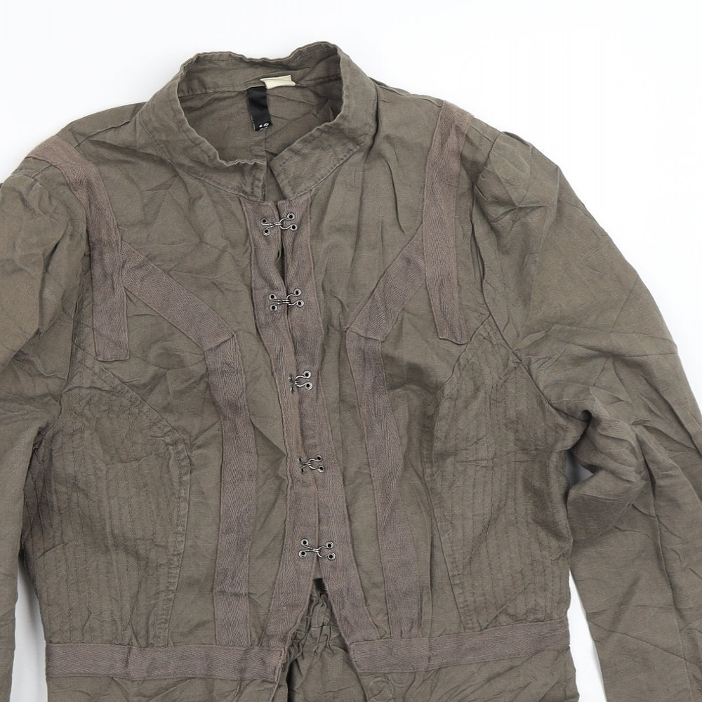 Womens UK Size S H&M Brown Jacket