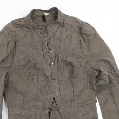 Womens UK Size S H&M Brown Jacket