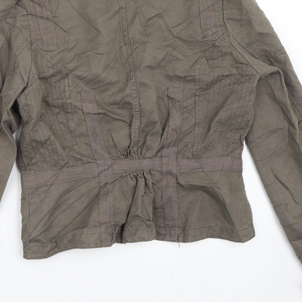 Womens UK Size S H&M Brown Jacket