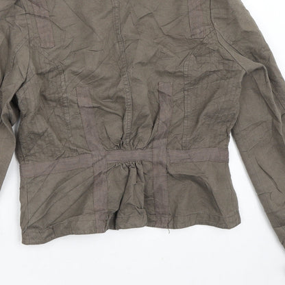 Womens UK Size S H&M Brown Jacket