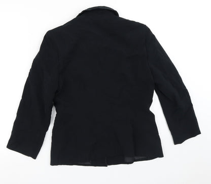 Womens UK Size 12 Marks and Spencer Black Jacket