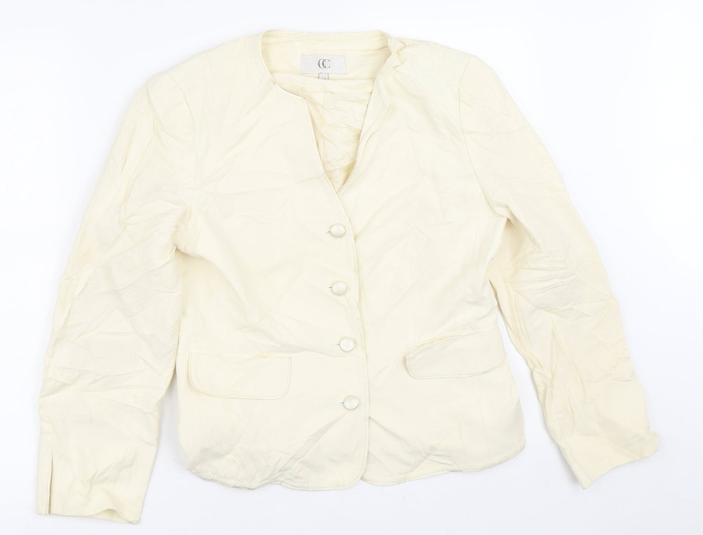 Womens UK Size 10 CC Beige Jacket