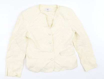 Womens UK Size 10 CC Beige Jacket