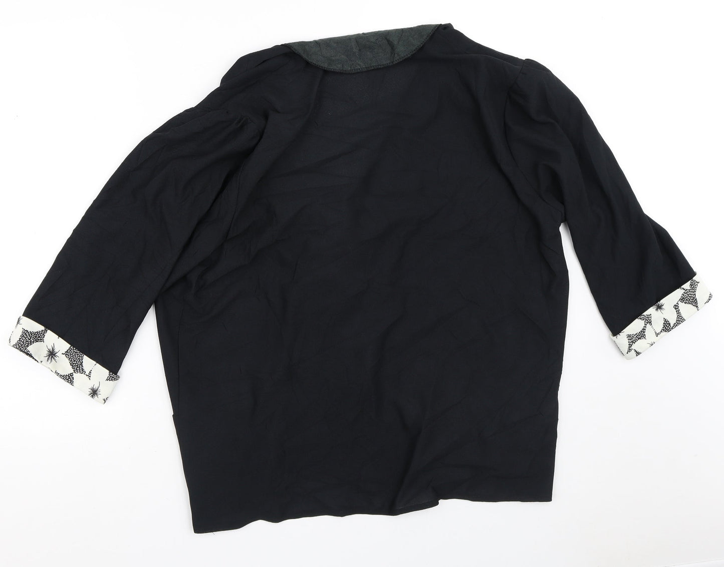 Womens UK Size M Preworn Black Jacket