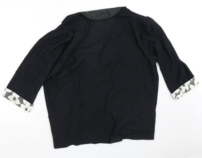 Womens UK Size M Preworn Black Jacket