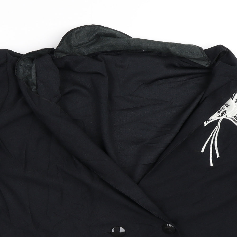 Womens UK Size M Preworn Black Jacket