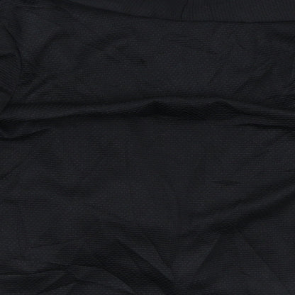 G21 Womens Black Round Neck  Polyester Cardigan Jumper Size 12