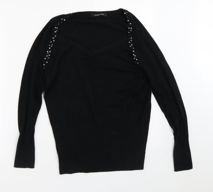 Womens UK Size 14 Dunnes Stores Black Pullover Jumper