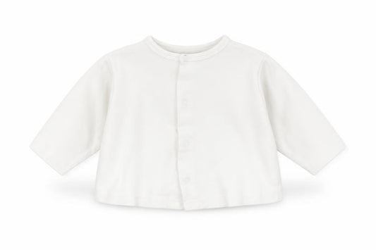 Babybol Girls White  Cotton Cardigan Jumper Size 6-9 Months   - Bunny