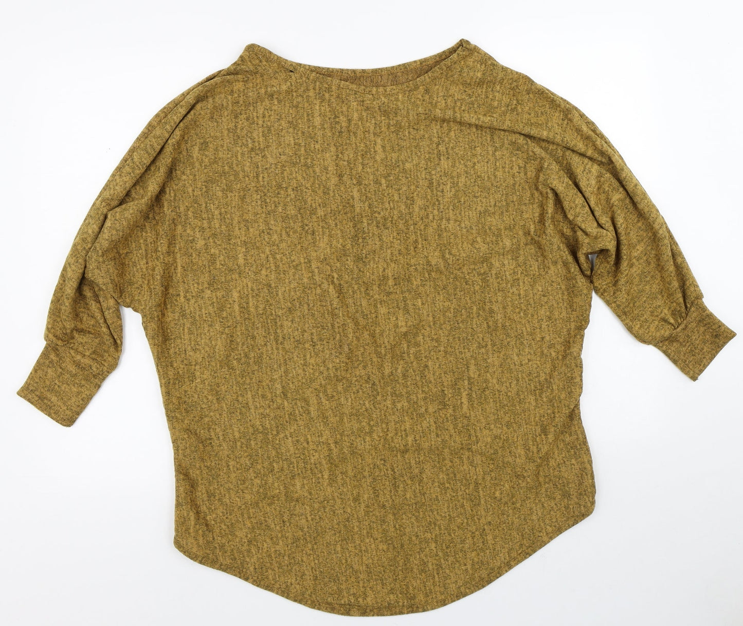 Womens UK Size M Preworn Yellow Tunic T-Shirt