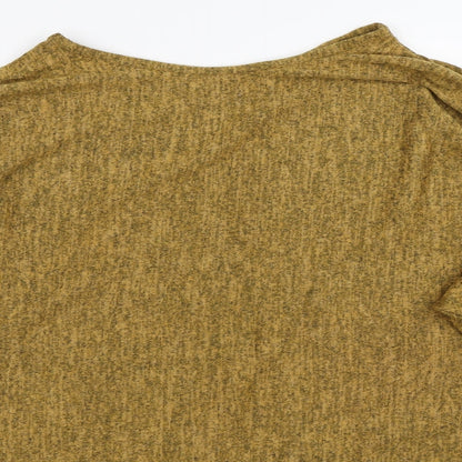 Womens UK Size M Preworn Yellow Tunic T-Shirt