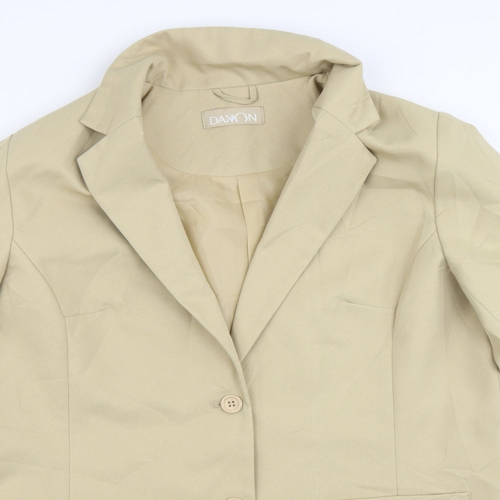 Daxon Womens Brown   Jacket Blazer Size 14