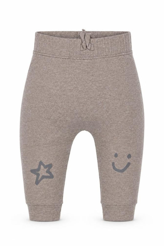George Boys Brown  Cotton Jogger Trousers Size 9-12 Months  Drawstring