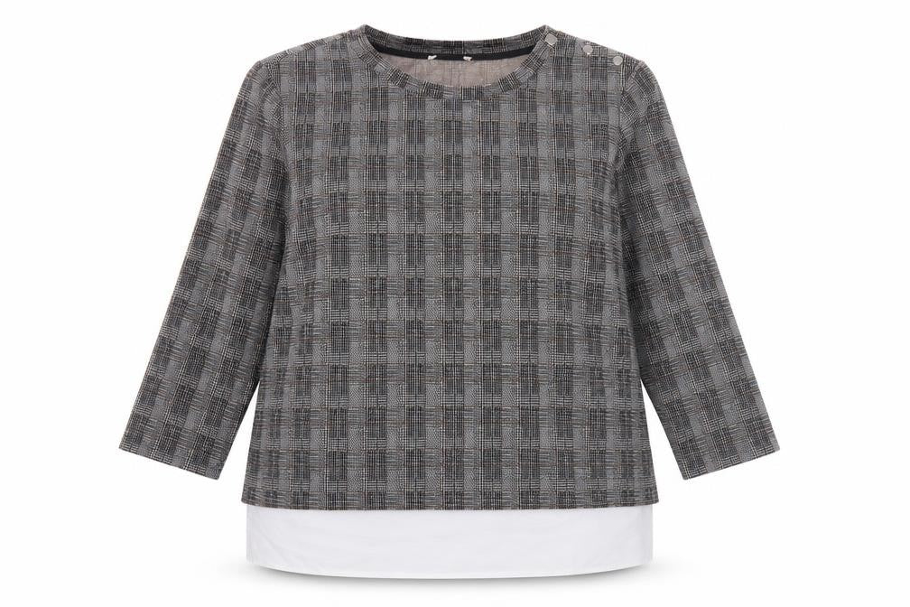 Womens UK Size S Preworn Grey Pullover Jumper