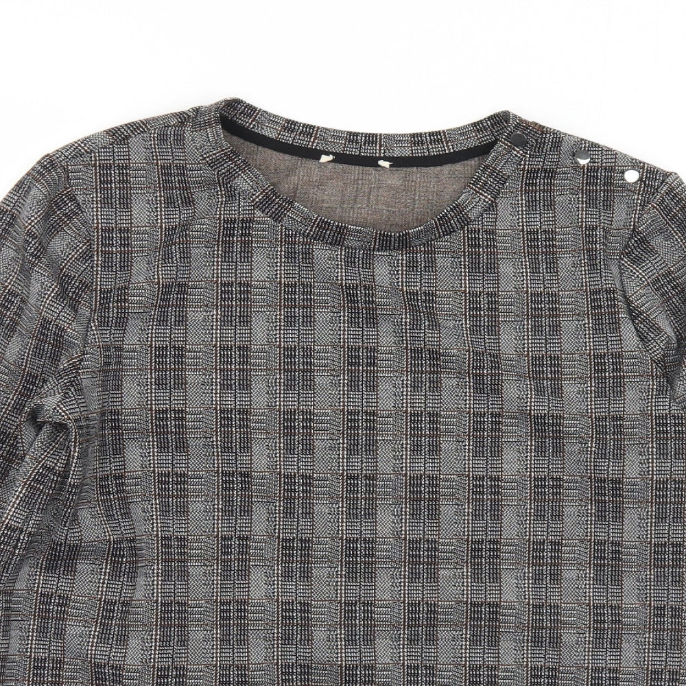 Womens UK Size S Preworn Grey Pullover Jumper