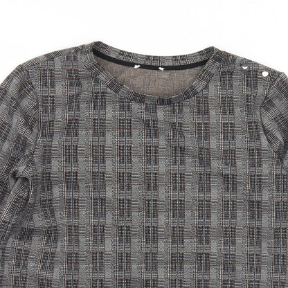 Womens UK Size S Preworn Grey Pullover Jumper