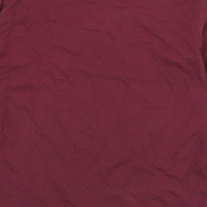 Preworn Womens Purple  Polyester Pullover Sweatshirt Size S