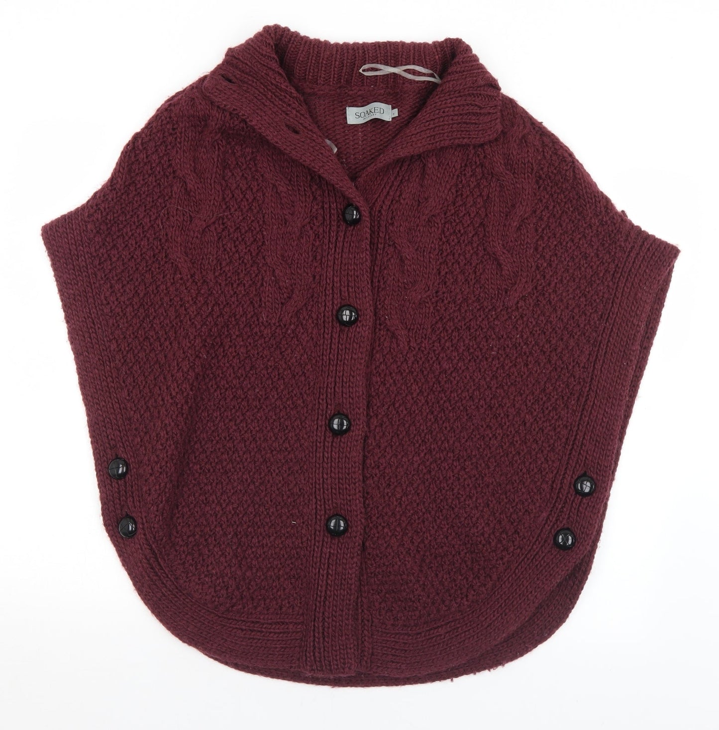 Womens UK Size S Soaked in Luxury Purple Cardigan Jumper