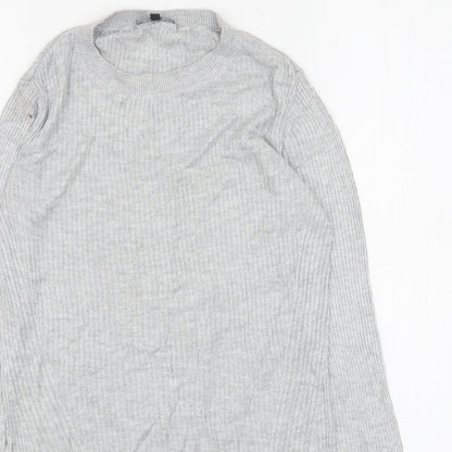 Womens UK Size 10 Warehouse Grey Pullover Jumper