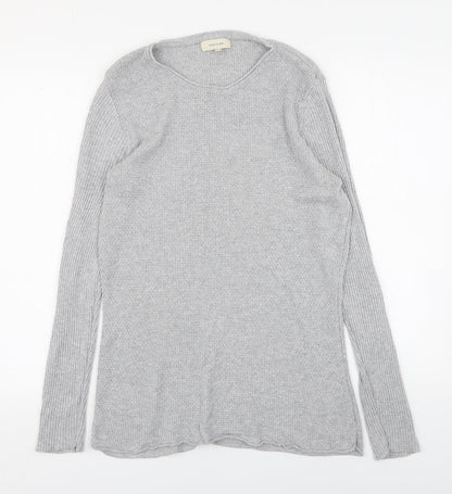 River Island  Womens Grey Round Neck  Acrylic Pullover Jumper Size M