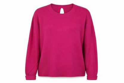 Womens UK Size S Mango Pink Pullover Jumper