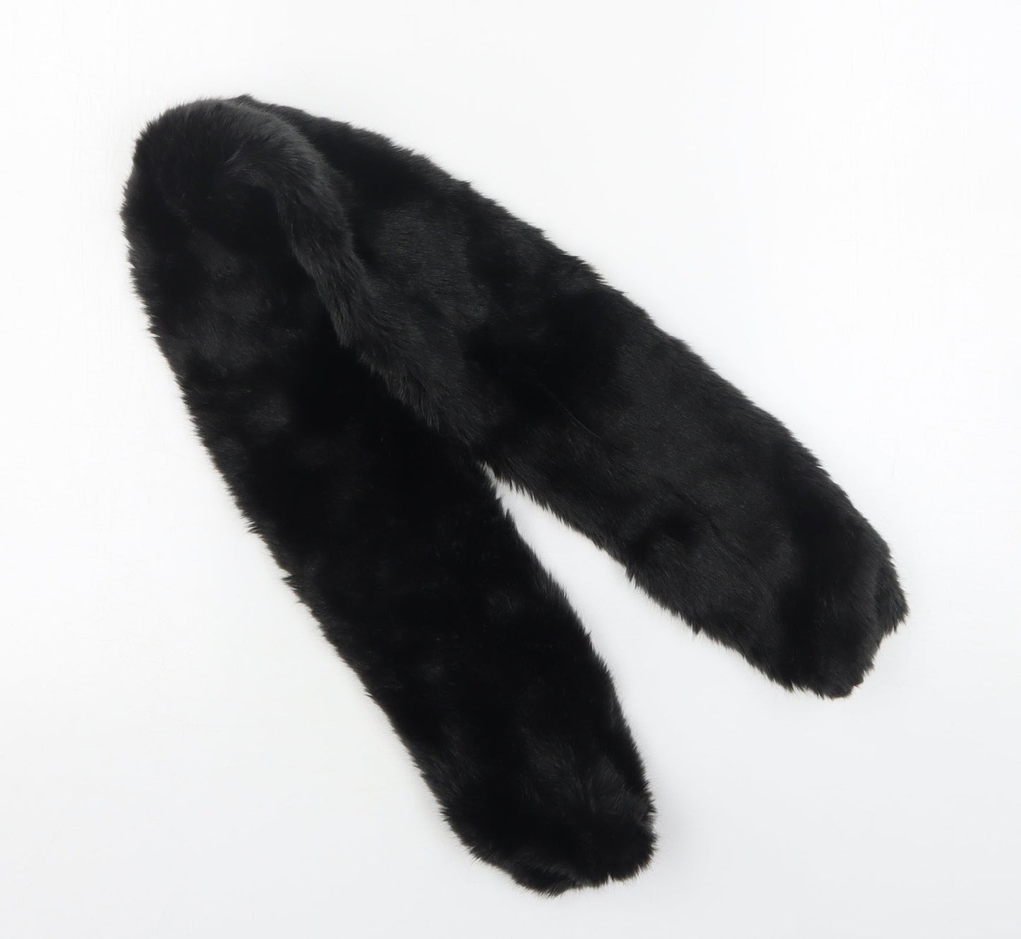 Preworn Womens Black  Polyester  Scarf