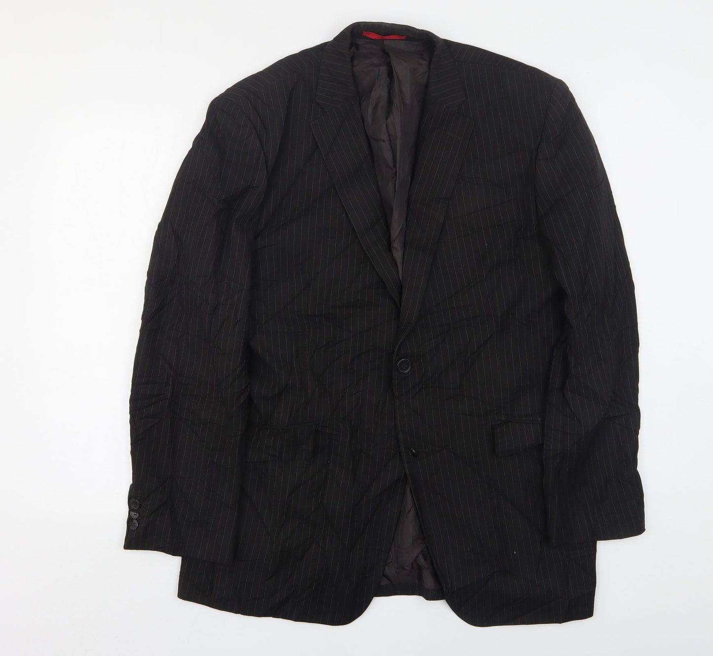 Mens UK Size 42 Burton Regular Black Suit Jacket