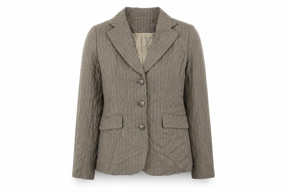Womens UK Size 8 Marks and Spencer Petites Beige Suit Jacket