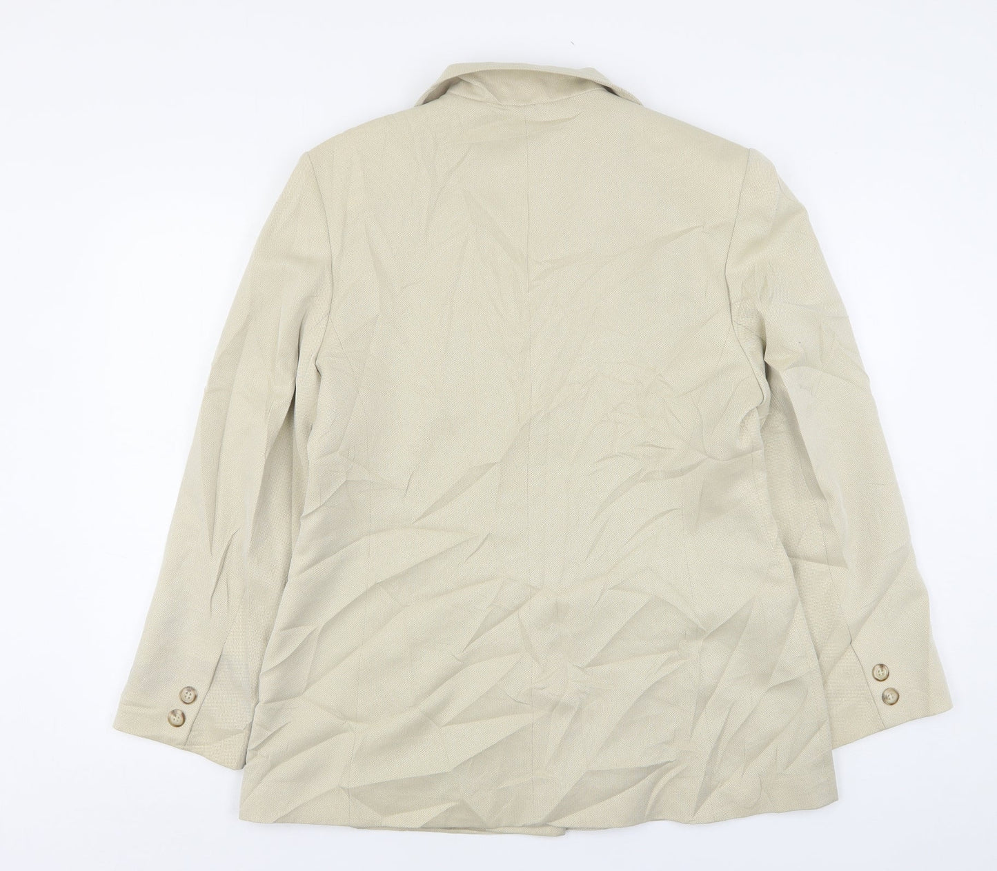 Mackays Womens Beige  Polyester Jacket Suit Jacket Size 16