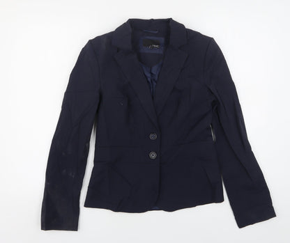 NEXT Womens Blue  Polyester Jacket Suit Jacket Size 6