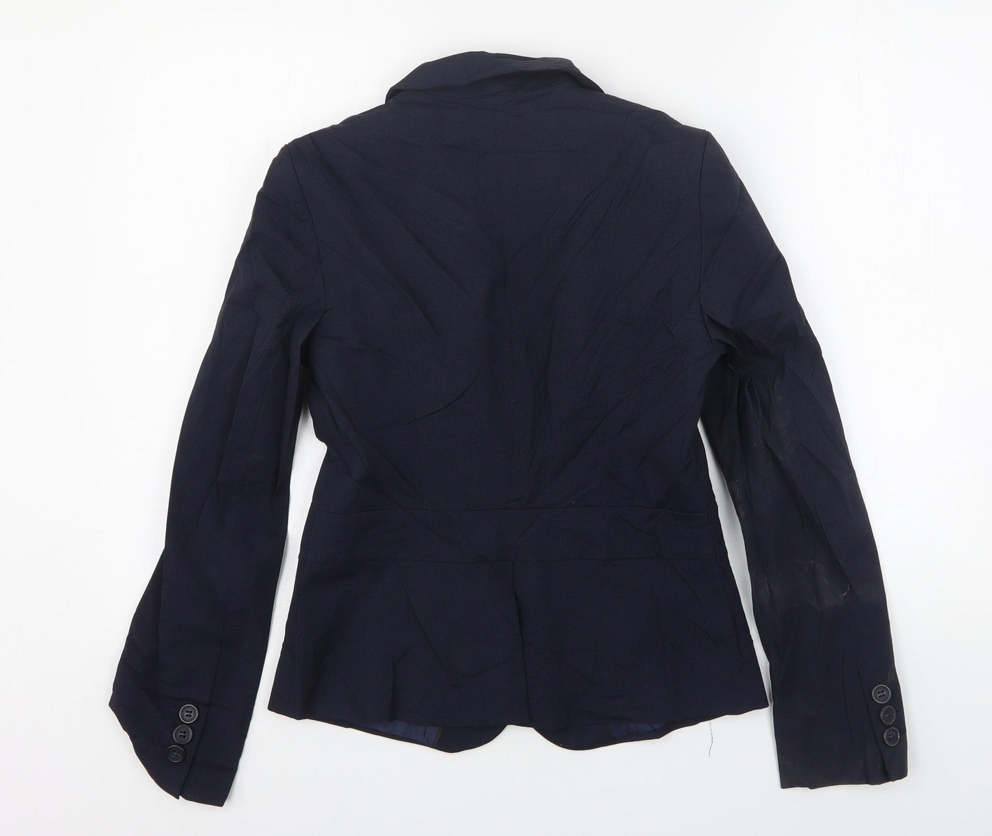 NEXT Womens Blue  Polyester Jacket Suit Jacket Size 6