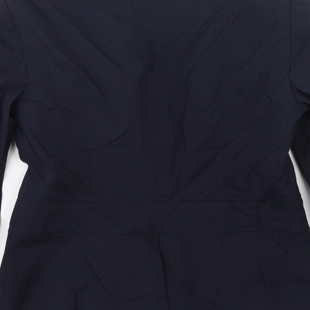 NEXT Womens Blue  Polyester Jacket Suit Jacket Size 6