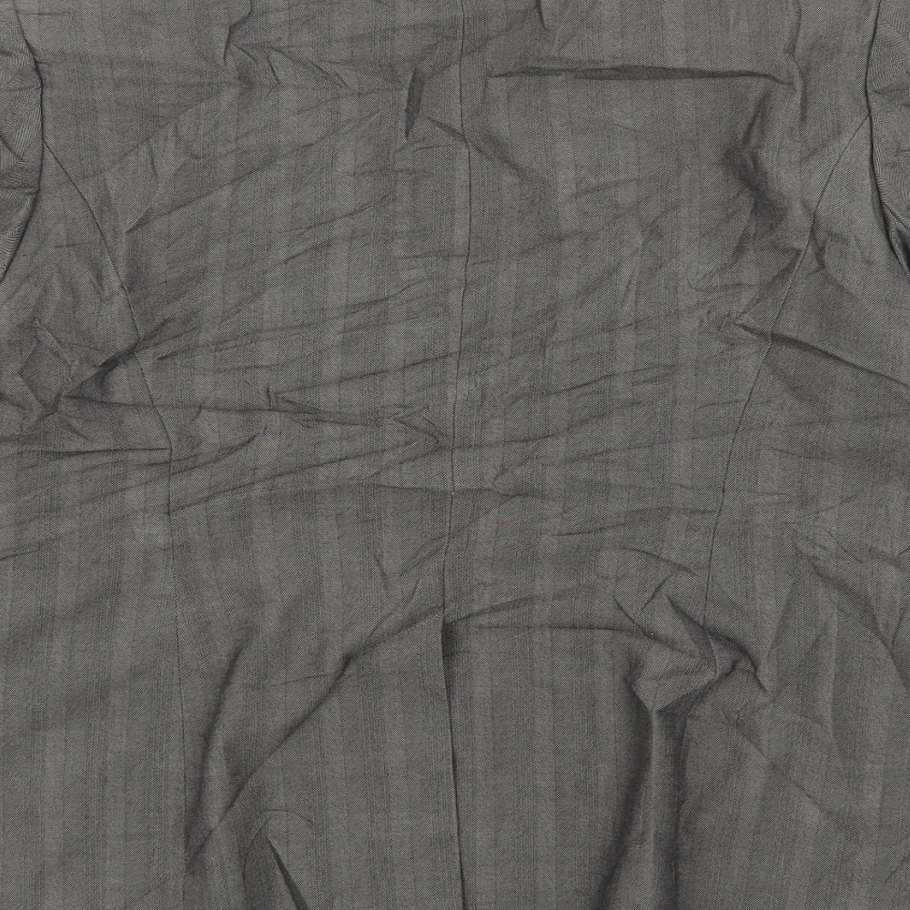 Dorothy Perkins Womens Grey  Polyester Jacket Suit Jacket Size 18