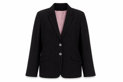 Womens UK Size 14 AMARANTO Regular Black Suit Jacket