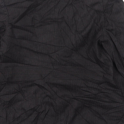 NEXT Womens Blue Striped Polyester Jacket Suit Jacket Size 12